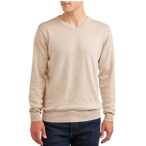 Men’s Express Beige Pullover Sweater